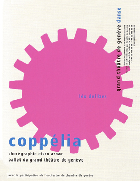 affiche Coppélia lumière Samuel Marchina